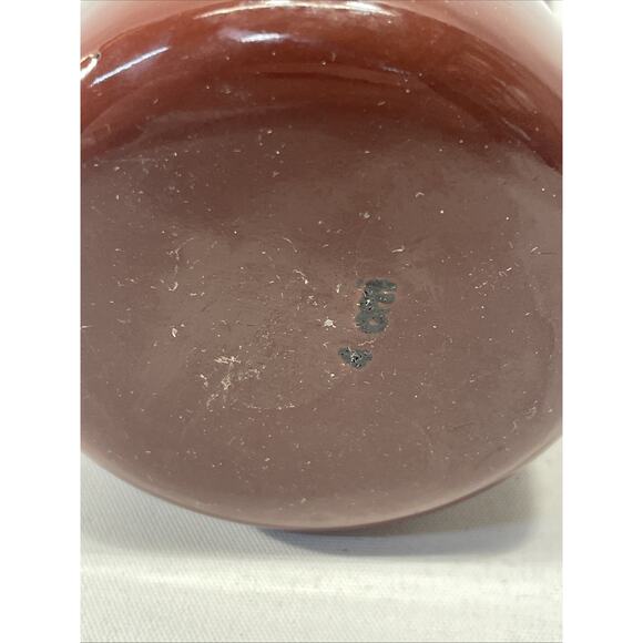 Vintage Coffee Pot Small Melting Pot Made in Poland Red And White - Picture 4 of 8